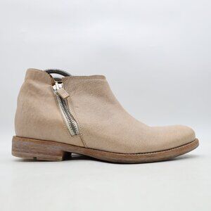 Cinzia Araia Ankle Boots Women's EU Size 42 Zip Shoes Cream Leather